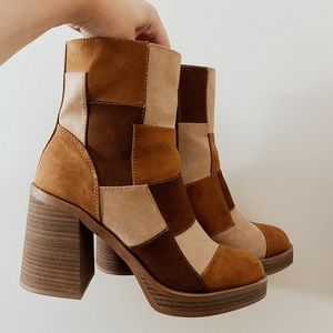 target patchwork booties